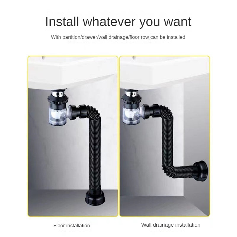 BowLift | Universal Easy Drain Foldable Pipe