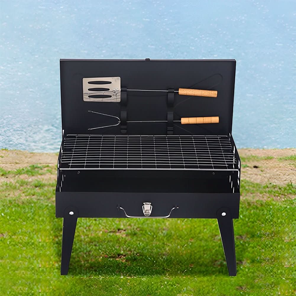 BowLift | Folding Steel Grill for Mobile BBQ & Spontaneous Grilling Fun