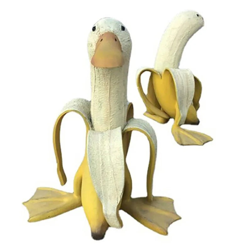 BowLift | Peeled Banana Duck Face Garden Decor