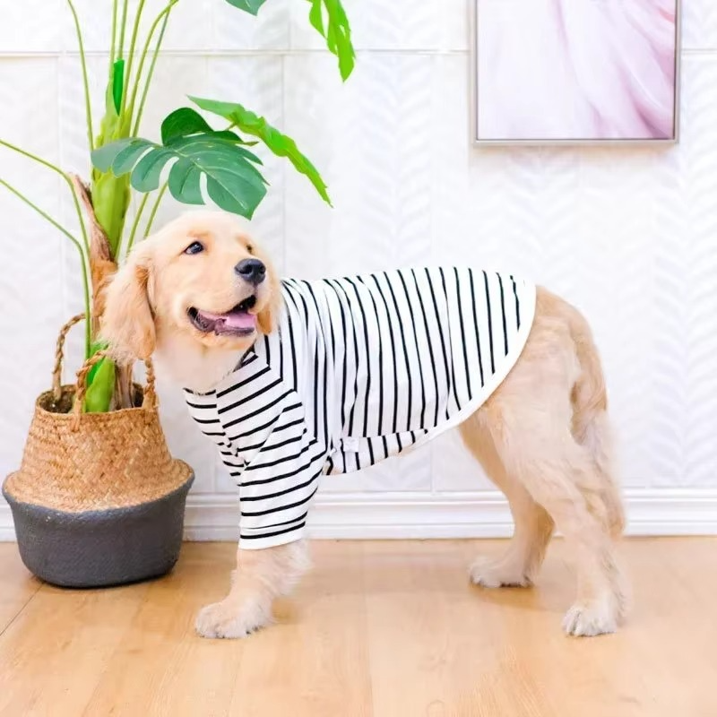 BowLift | Cotton Summer T-Shirt for Large Dogs – Breathable Tee for Golden Retrievers, Huskies, Labradors, Corgis and More