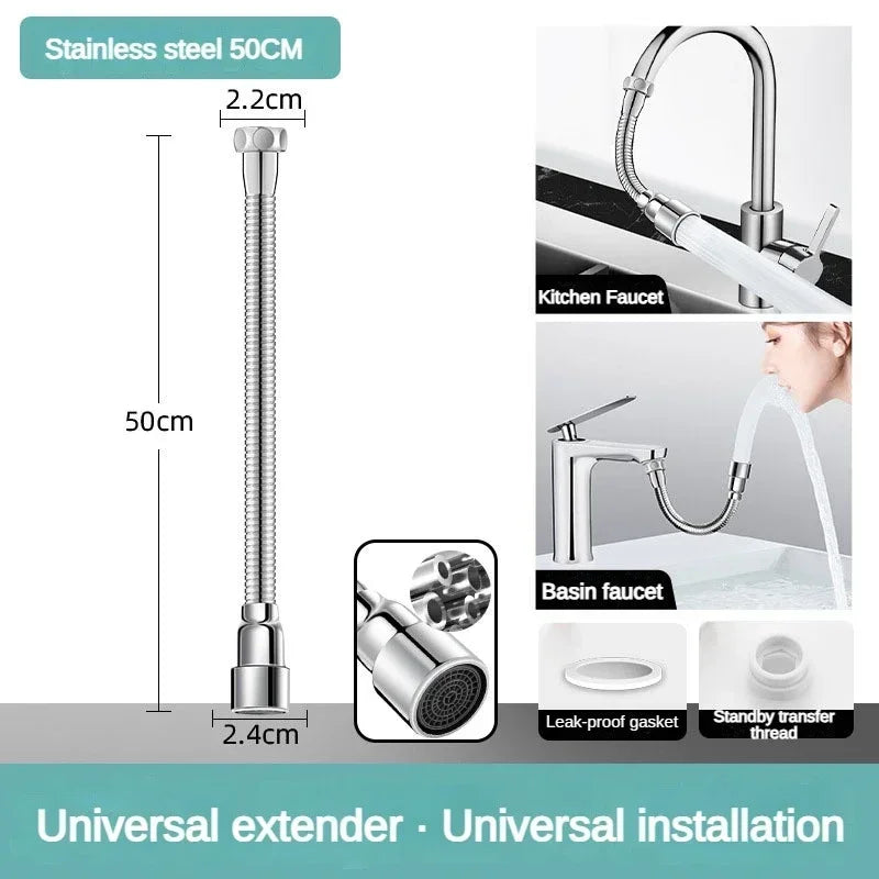 BowLift | Universal Flexible Adjustable Kitchen Faucet Extender Nozzle
