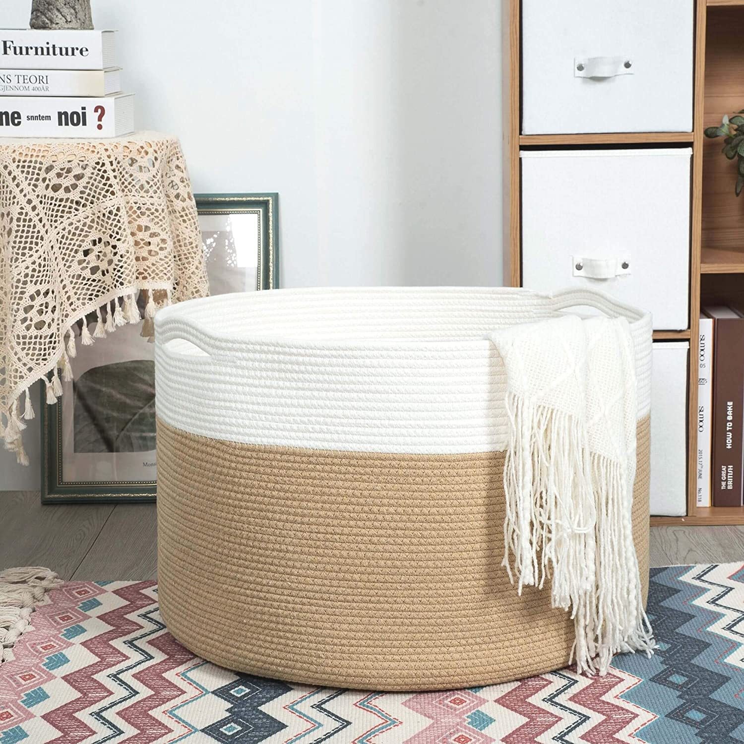 BowLift | Large Rope Ceiling Storage Basket