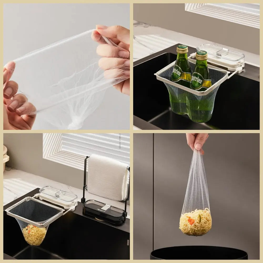 BowLift | Suction cup drain strainer with 50 filter bags