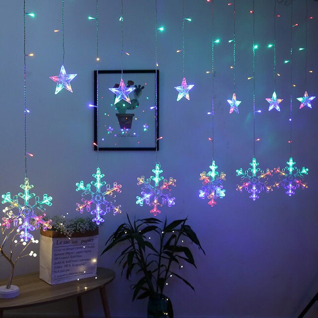 BowLift | Solar Moon Star Lamp LED String Lights Decoration