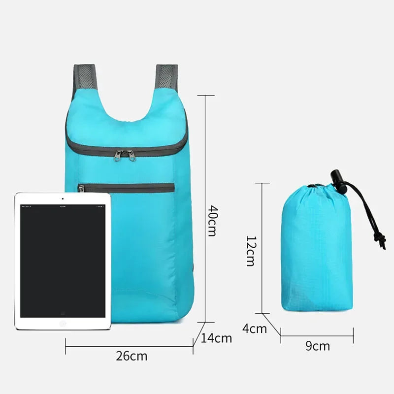 BowLift | FlexTrail MiniPack | Foldable Backpack | 20L Volume | Ultra Lightweight & Water Resistant