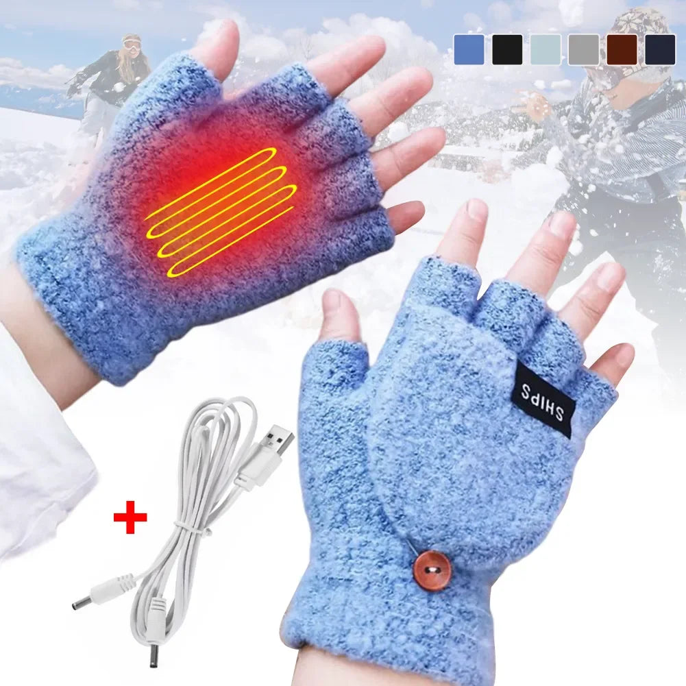 BowLift | USB rechargeable warm wave heated gloves