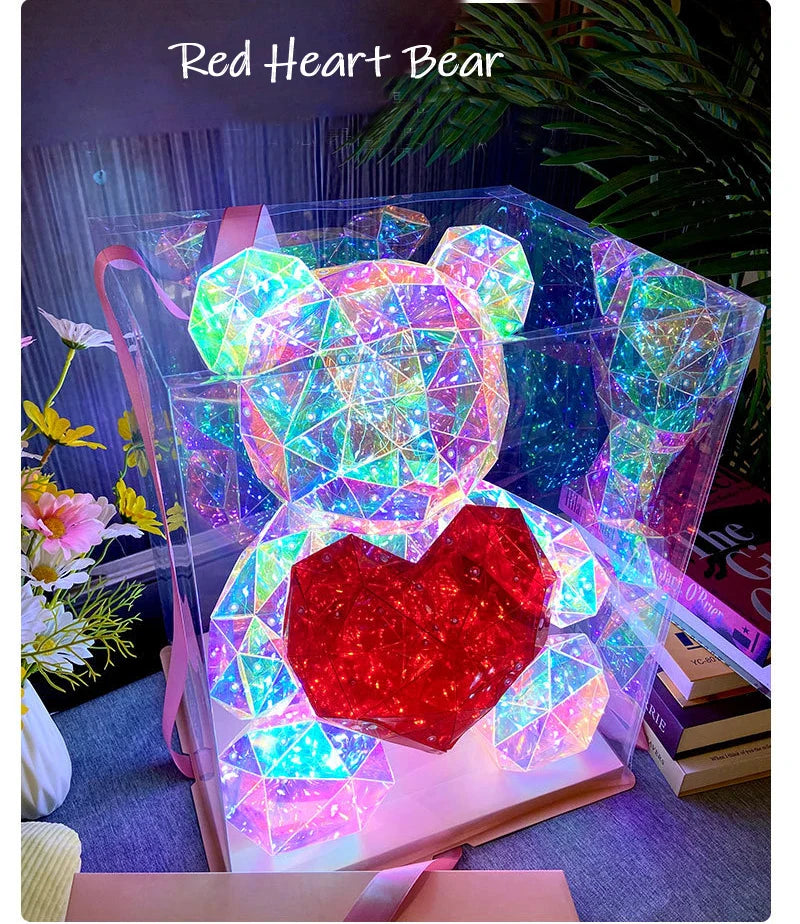BowLift | Colorful Glowing Teddy Bear