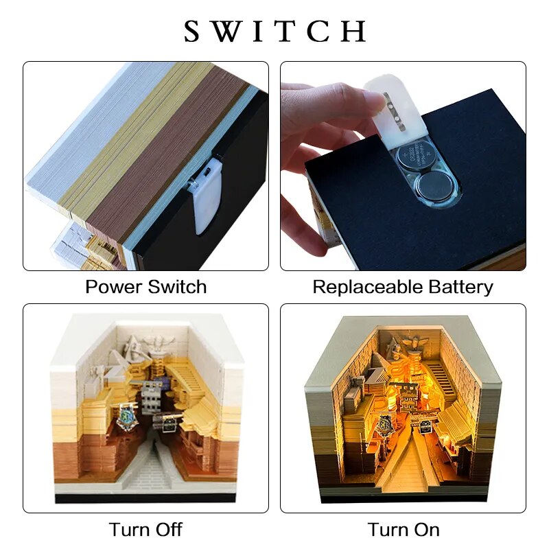 BowLift | 3D Illuminated Memo Pad