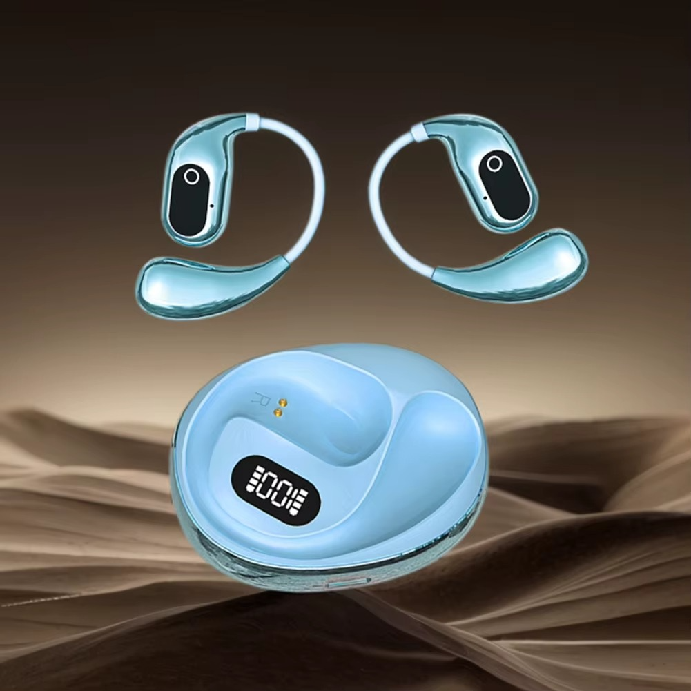 BowLift | AI Smart Translator Earbuds with Bluetooth 5.3, Open-Ear Language Translation Headphones for Travel, Business, and Sports