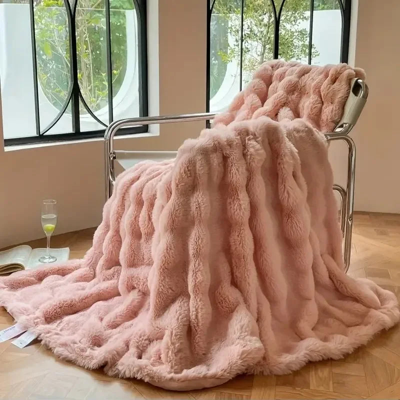 BowLift | FurLuxe | Reversible Faux Fur Blanket