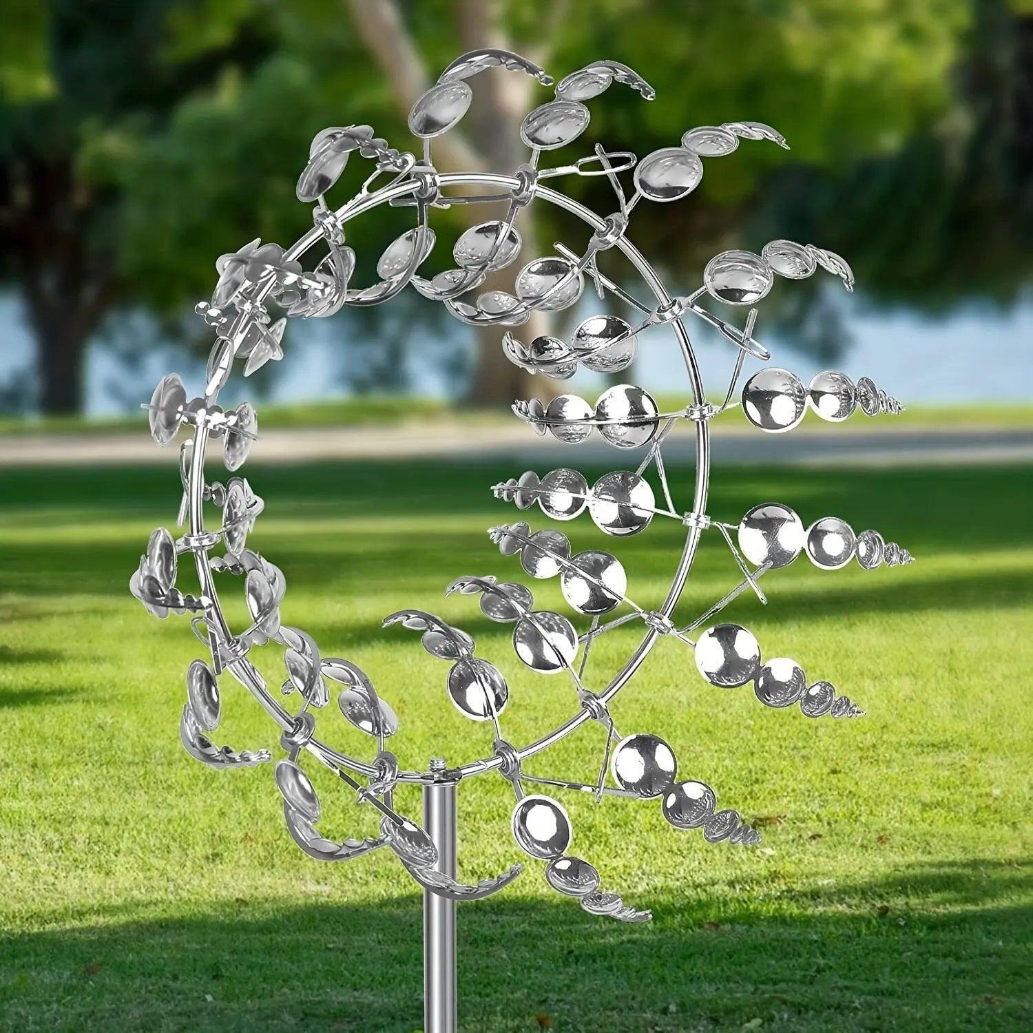 BowLift | Windmill Spinner | Unique wind-powered garden decor made of metal