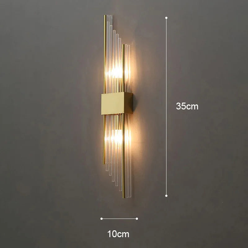 BowLift | GoldenLuxe Elegant LED Wall Lamp | Luxurious Design in Gold | Stylish Wall Lighting