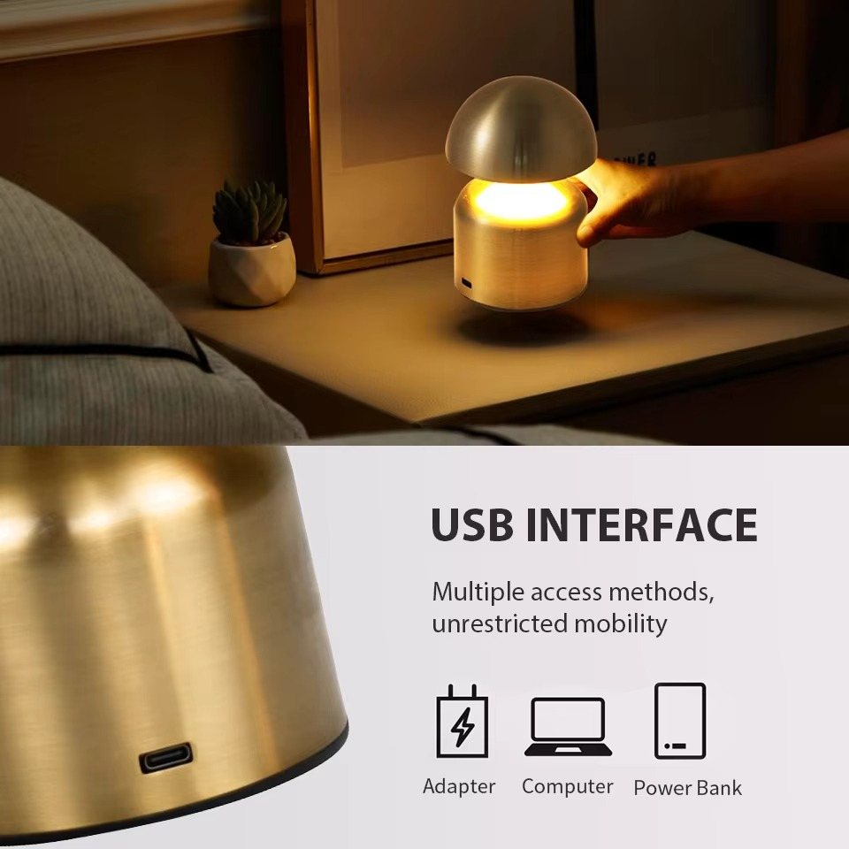 BowLift | Versatile LED Touch Bedside Lamp - 3-Color Dimmable Night Light