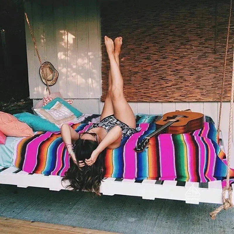 BowLift | Colorful Mexican Serape Blanket