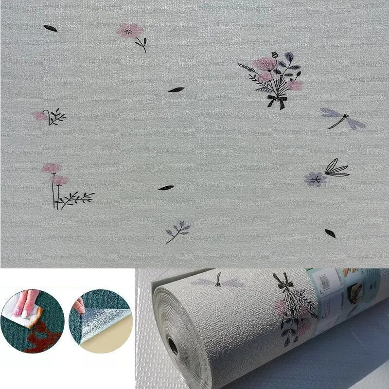 BowLift | 3D Linen Self-Adhesive Waterproof Wall Sticker
