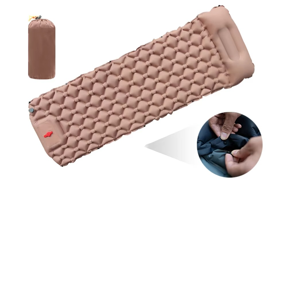 BowLift | Inflatable Camping Sleeping Pad with Built-In Pillow for Hiking