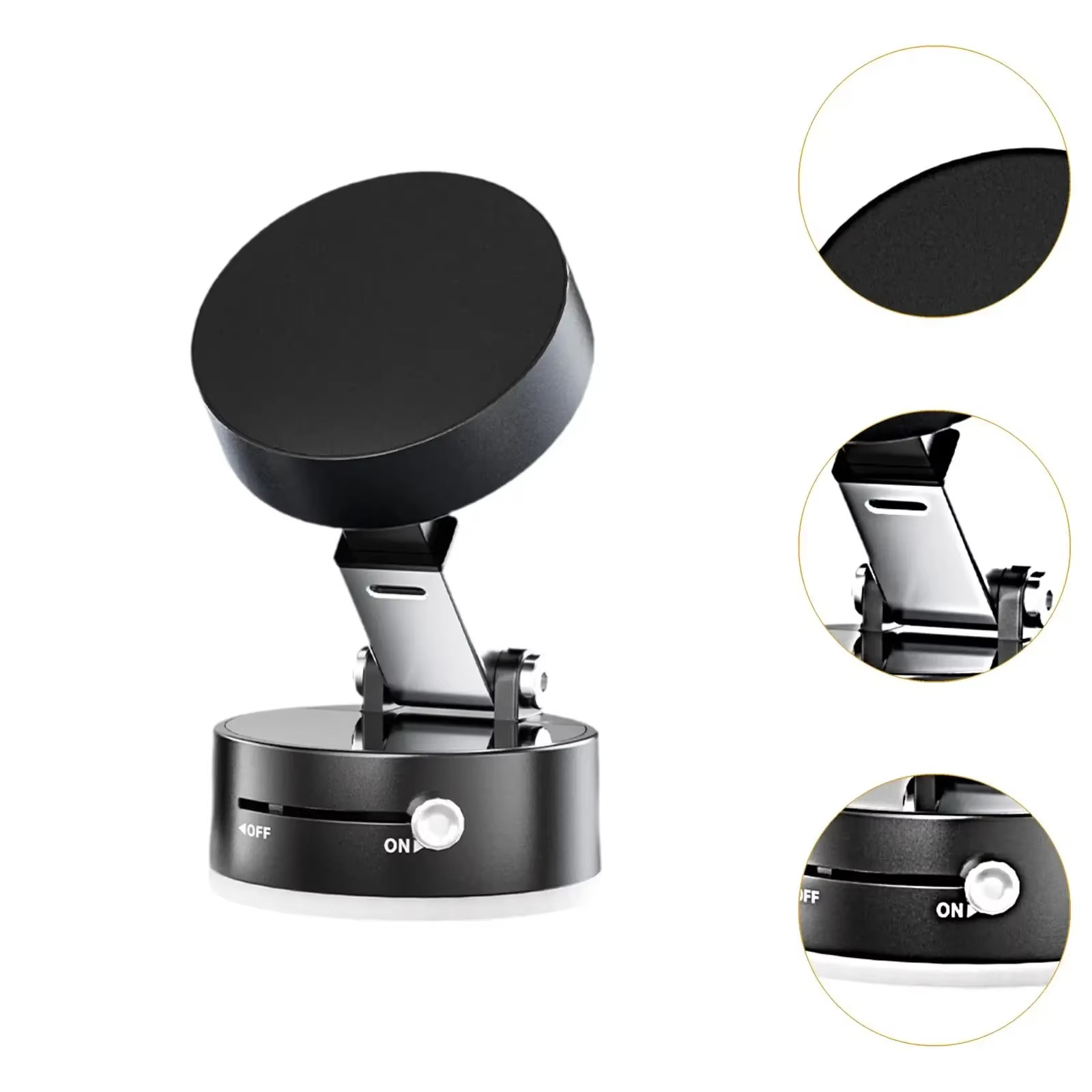 BowLift | Adjustable Car Phone Holder with Strong Suction and Full Angle Rotation