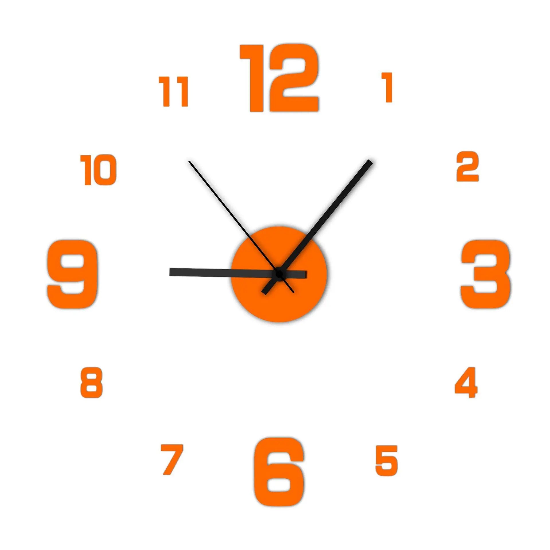 BowLift | Creative frameless wall clock