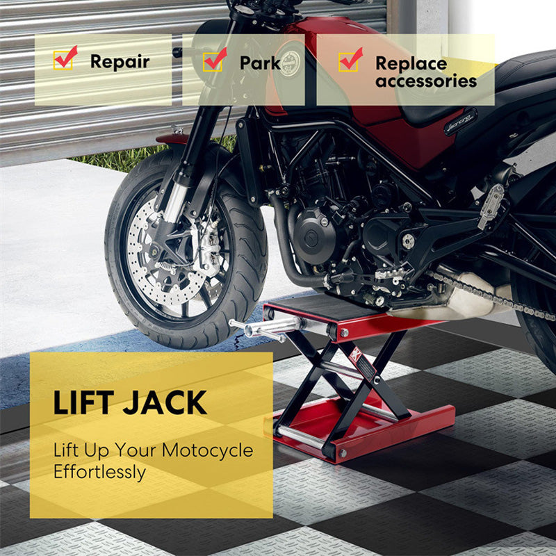 BowLift | Thickened Motorcycle Repair Platform Lift, Motorcycle Scissor Lift Jack, Lifting Frame