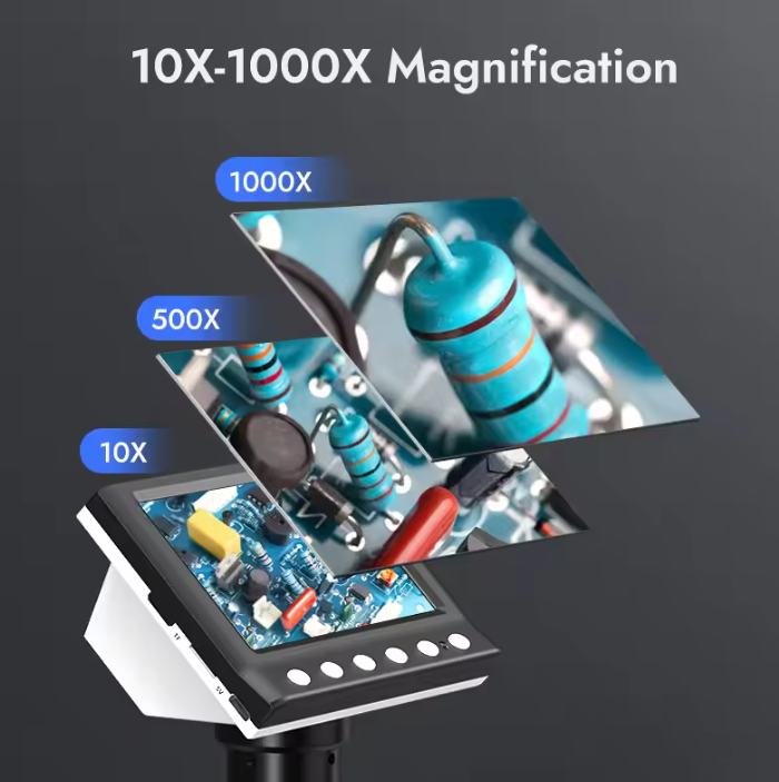 BowLift | Digital Microscope with 4.3'' Display – 1000X Magnification
