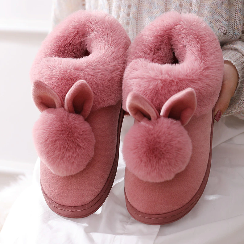 BowLift | Cozy women's slippers with bunny ears
