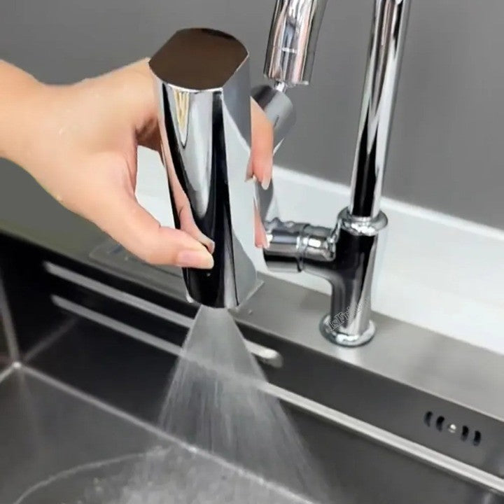 BowLift | Universal Rotating Waterfall Sink Faucet Extension