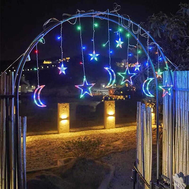 BowLift | Solar Moon Star Lamp LED String Lights Decoration
