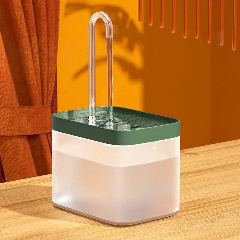 BowLift | Ultra-quiet Pet Water Fountain with Intelligent Filtration - 1.5 l Stainless Steel