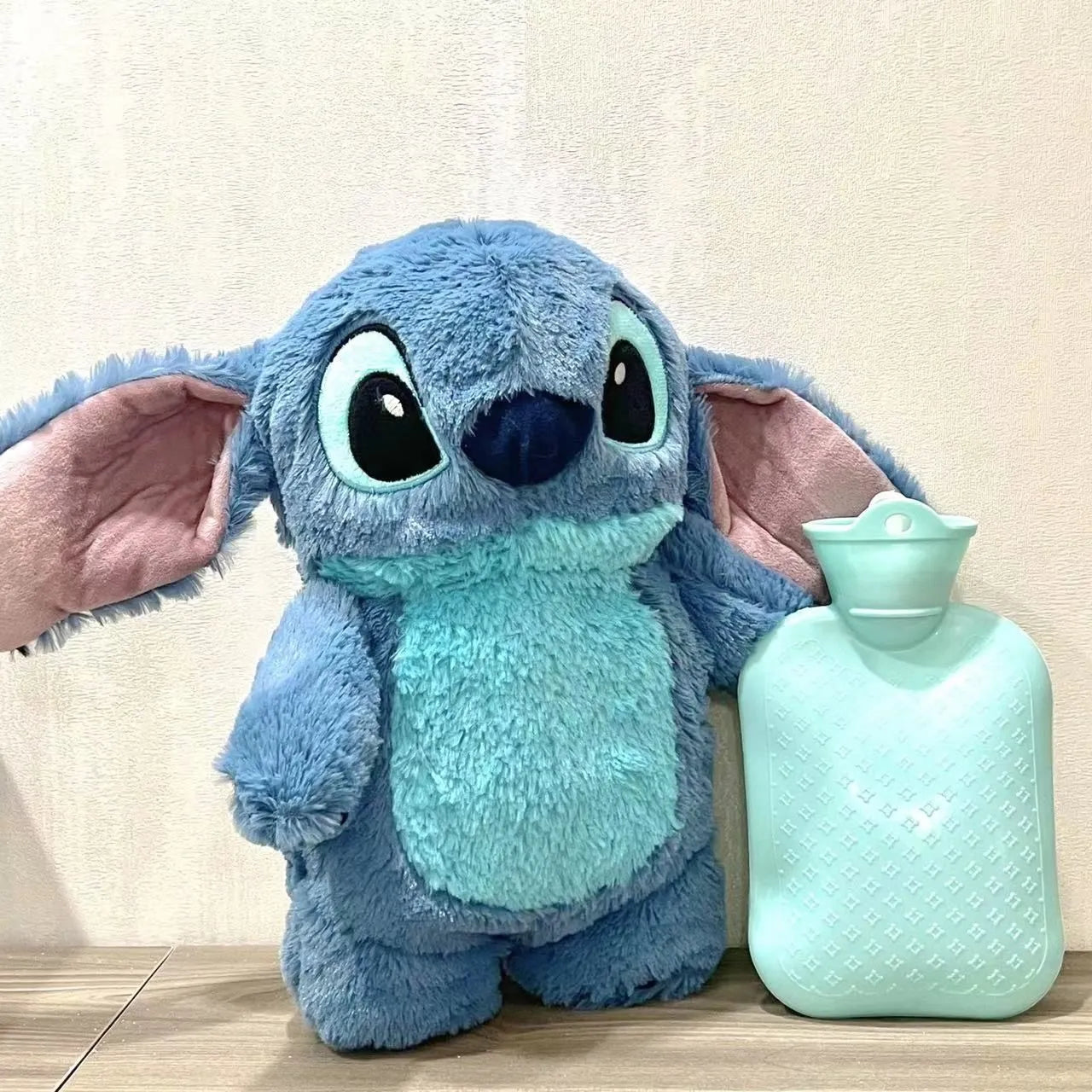 BowLift | Kawaii Turo Lilo Stitch Plush Blanket with Hot Water Bottle.
