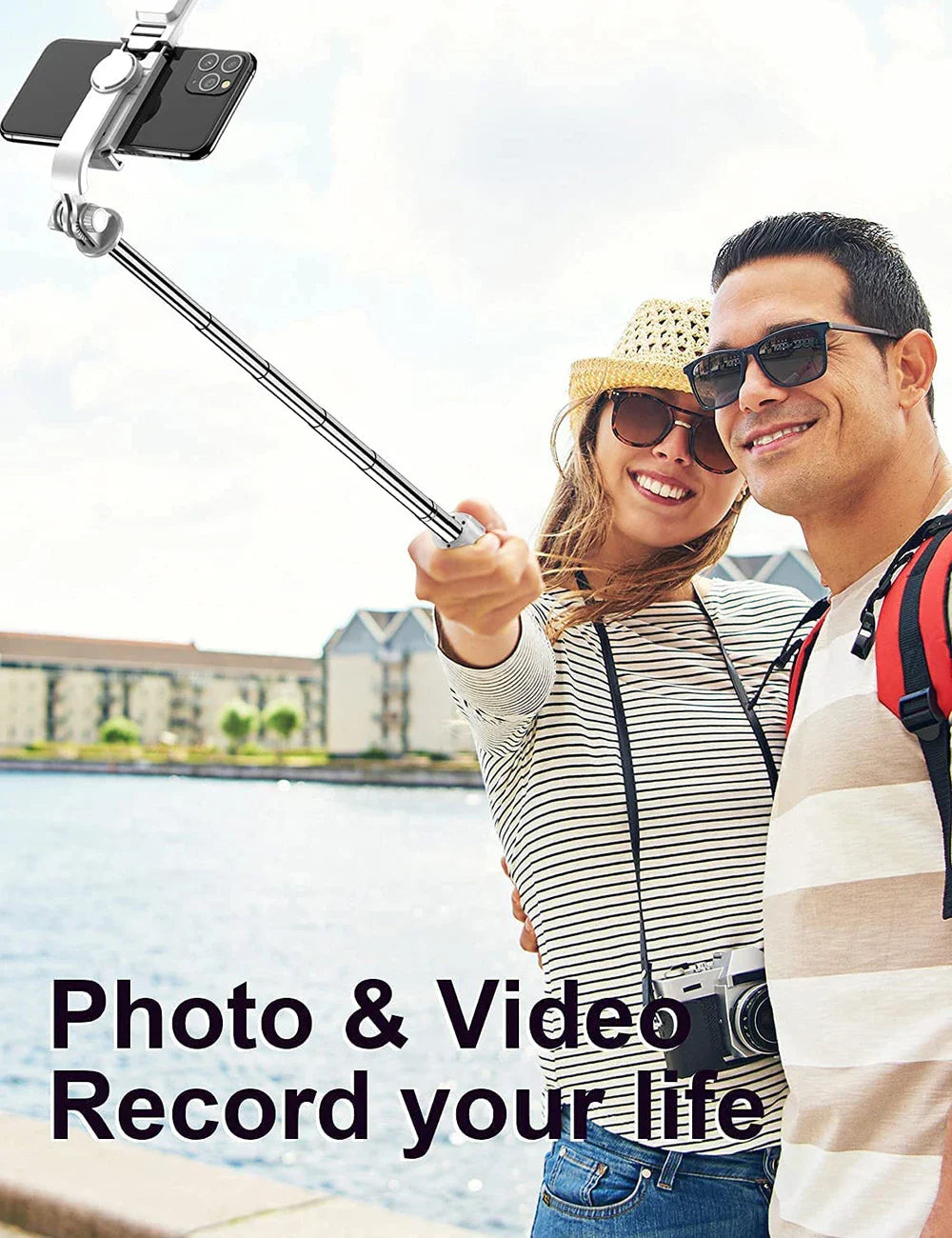 BowLift | Bluetooth Selfie Stick Tripod with Fill Light