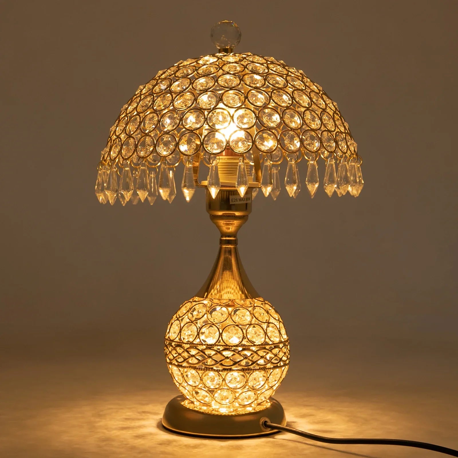 BowLift | Modern Crystal Luxury Decorative Nightstand Lamp