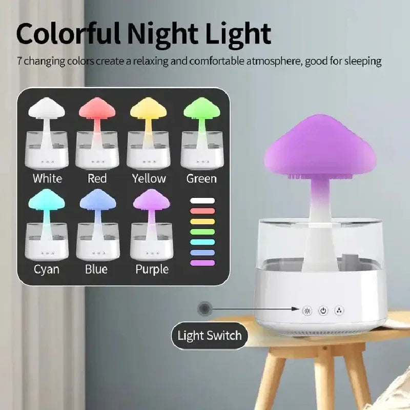 BowLift | Cloud Rain Forest Aromatherapy Humidifier Lamp