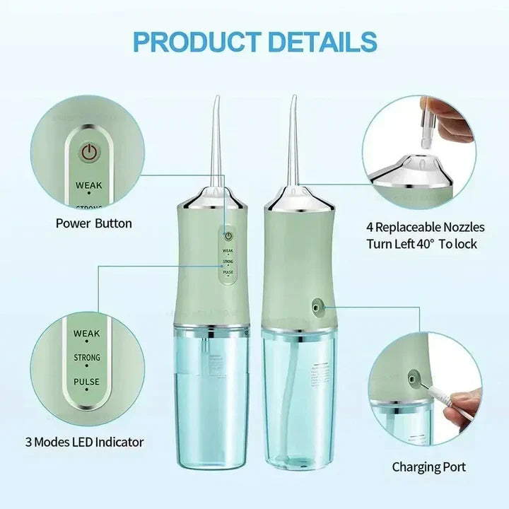 BowLift | Cordless Water Dental Cleaner | For thorough dental cleaning