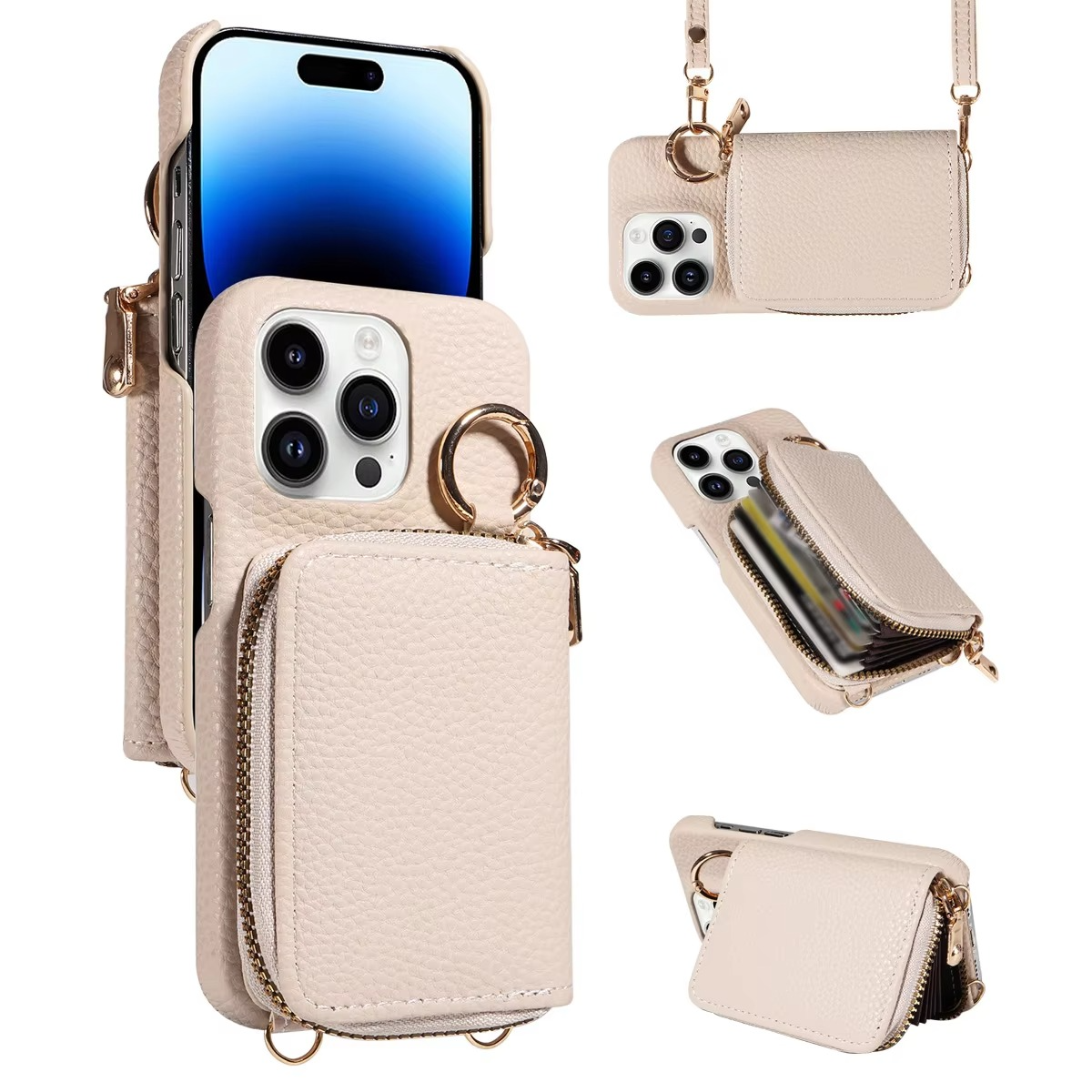 BowLift | Premium Leather Multi-Function iPhone Case with Anti-Degaussing Protection