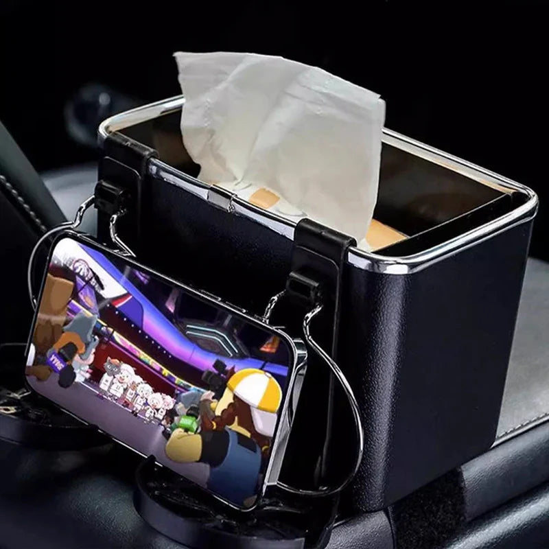 BowLift | Car Armrest Storage Organizer with Cup Holder