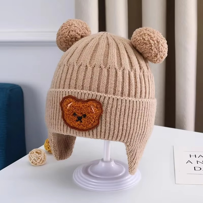 BowLift | Cozy Baby Knit Hat with Bear Ears for Winter Warmth