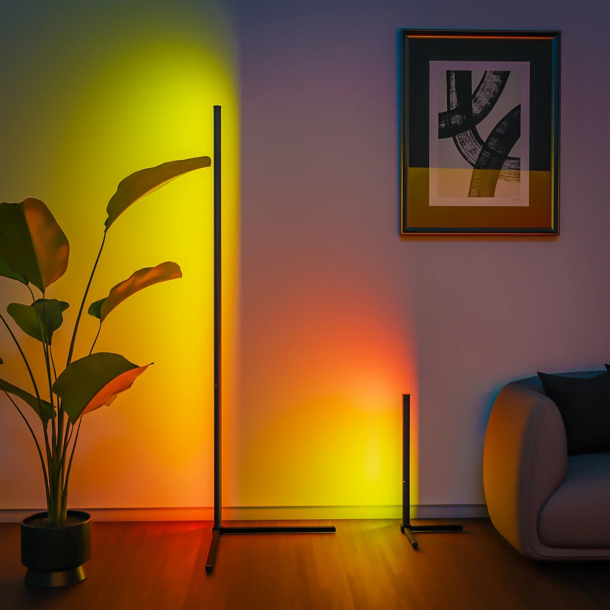 BowLift | Smart RGB Floor Lamp - 16 Million Color Changing Mood Light