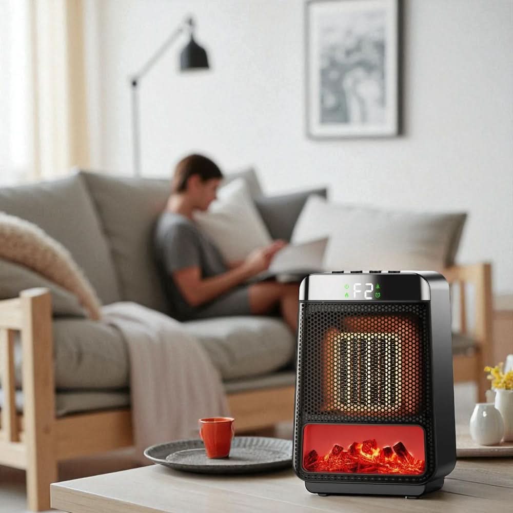 BowLift | Compact Electric Heater with Adjustable Fan