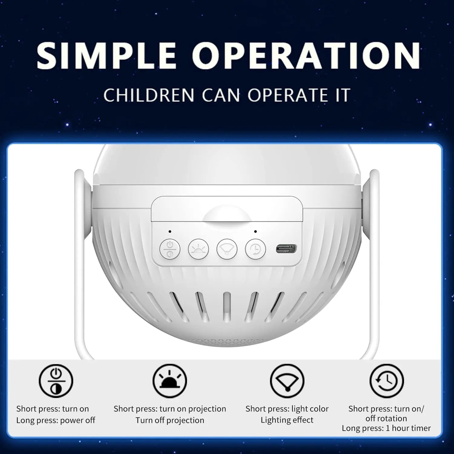 BowLift | Bedroom Starry Sky Projection