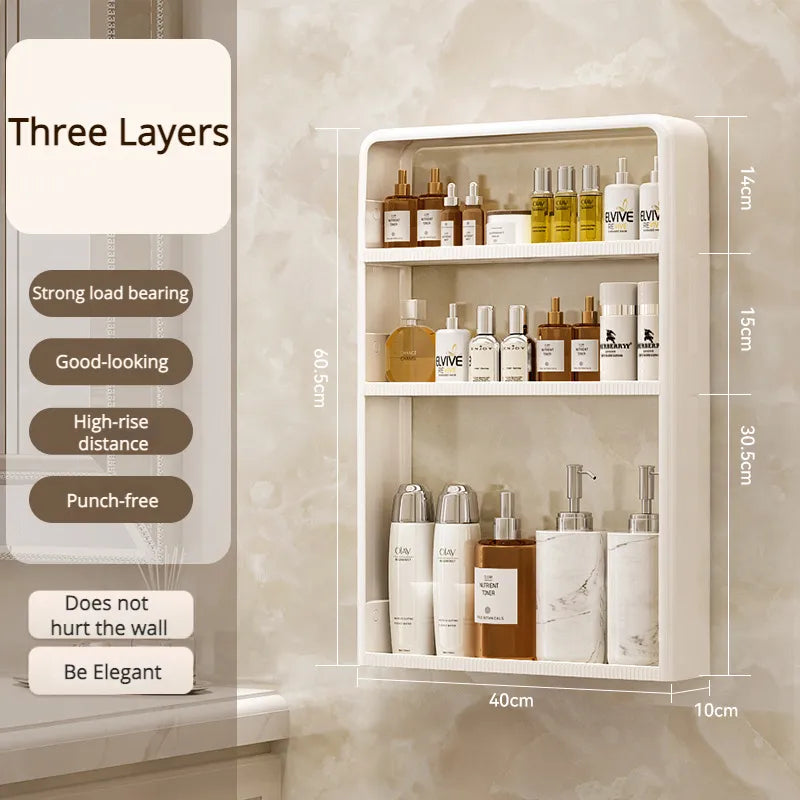 BowLift | Home Essential Punch-Free Bathroom Organizer Shelf