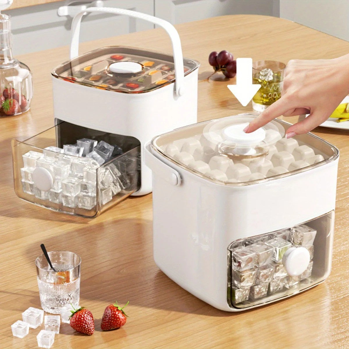 BowLift | 48-Grid Easy Ice Cube Maker Machine