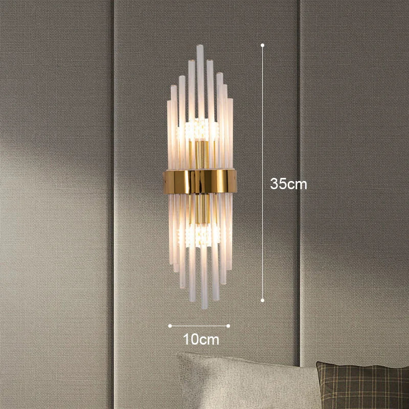 BowLift | GoldenLuxe Elegant LED Wall Lamp | Luxurious Design in Gold | Stylish Wall Lighting