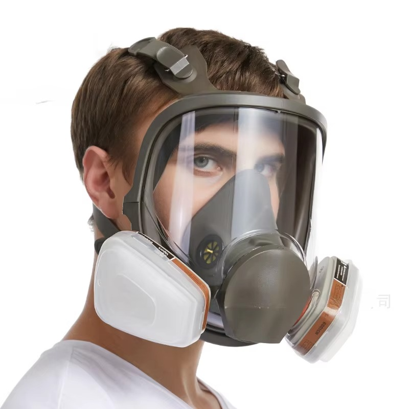 BowLift | Comprehensive Full Face Respirator Safety Gas Mask with Anti-Fog Protection