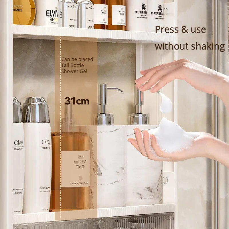 BowLift | Home Essential Punch-Free Bathroom Organizer Shelf