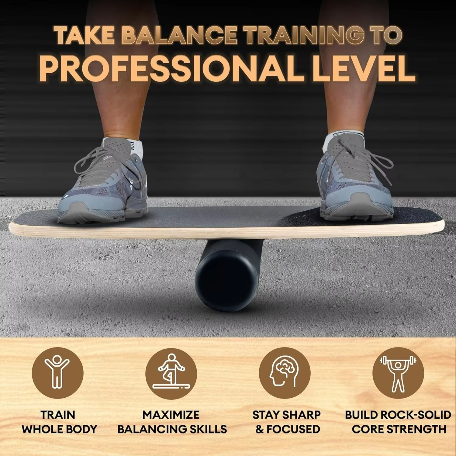 BowLift | 2-in-1 Balance Boards Set, 9 Adjustable Modes Surf Trainer – Innovative Balance Training Solution