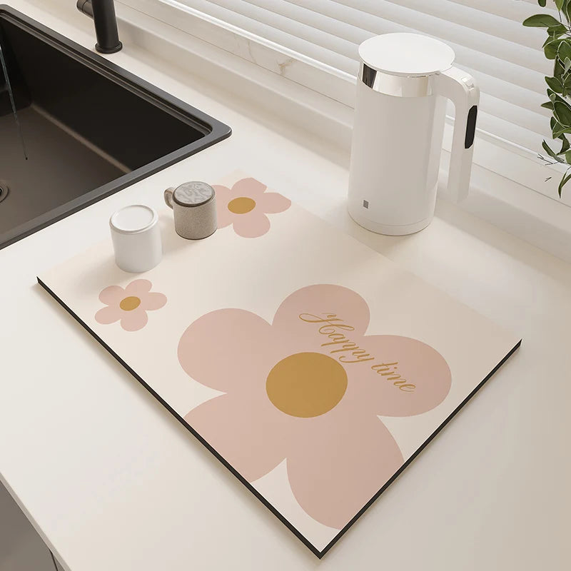 BowLift | Super Absorbent Large Quick Dry Non-Slip Kitchen Mat