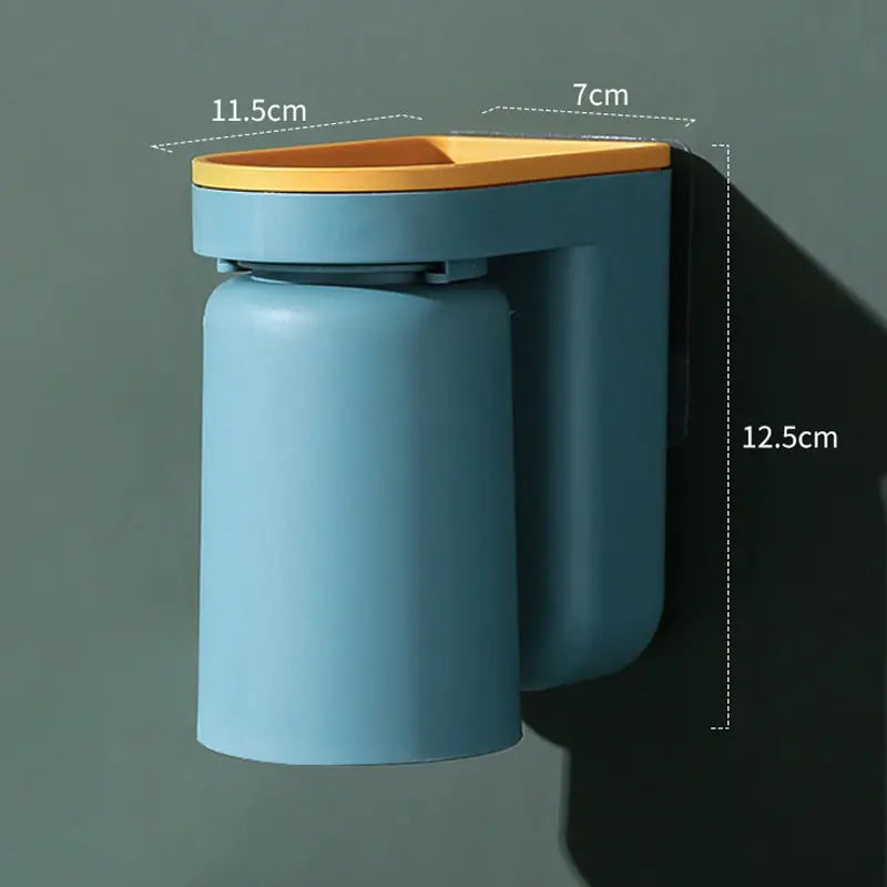 BowLift | Self-adhesive wall toothbrush holder for space-saving organization