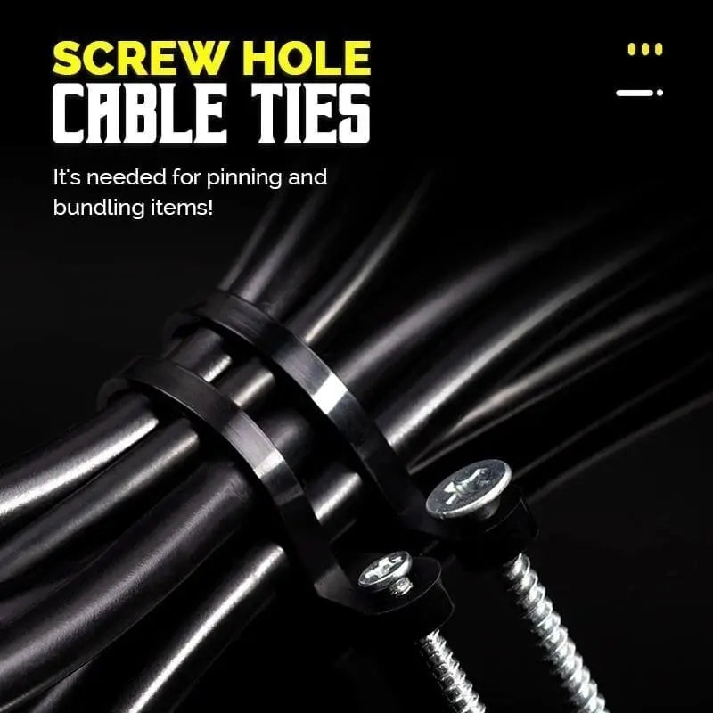 BowLift | Self-locking Cable Ties with Screw Hole – Tensile Strength up to 22 kg