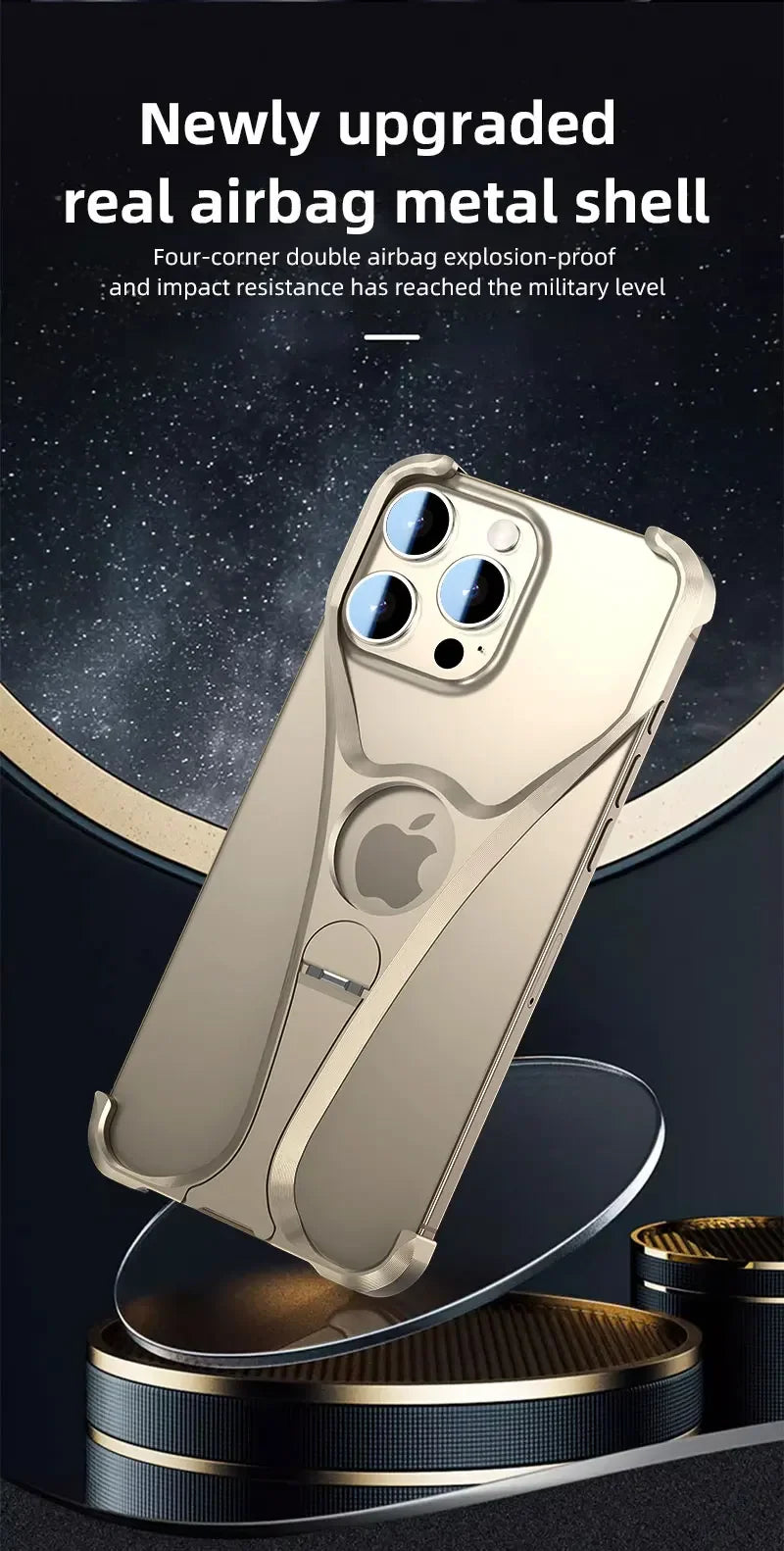 BowLift | Alloy Metal Frameless Phone Case