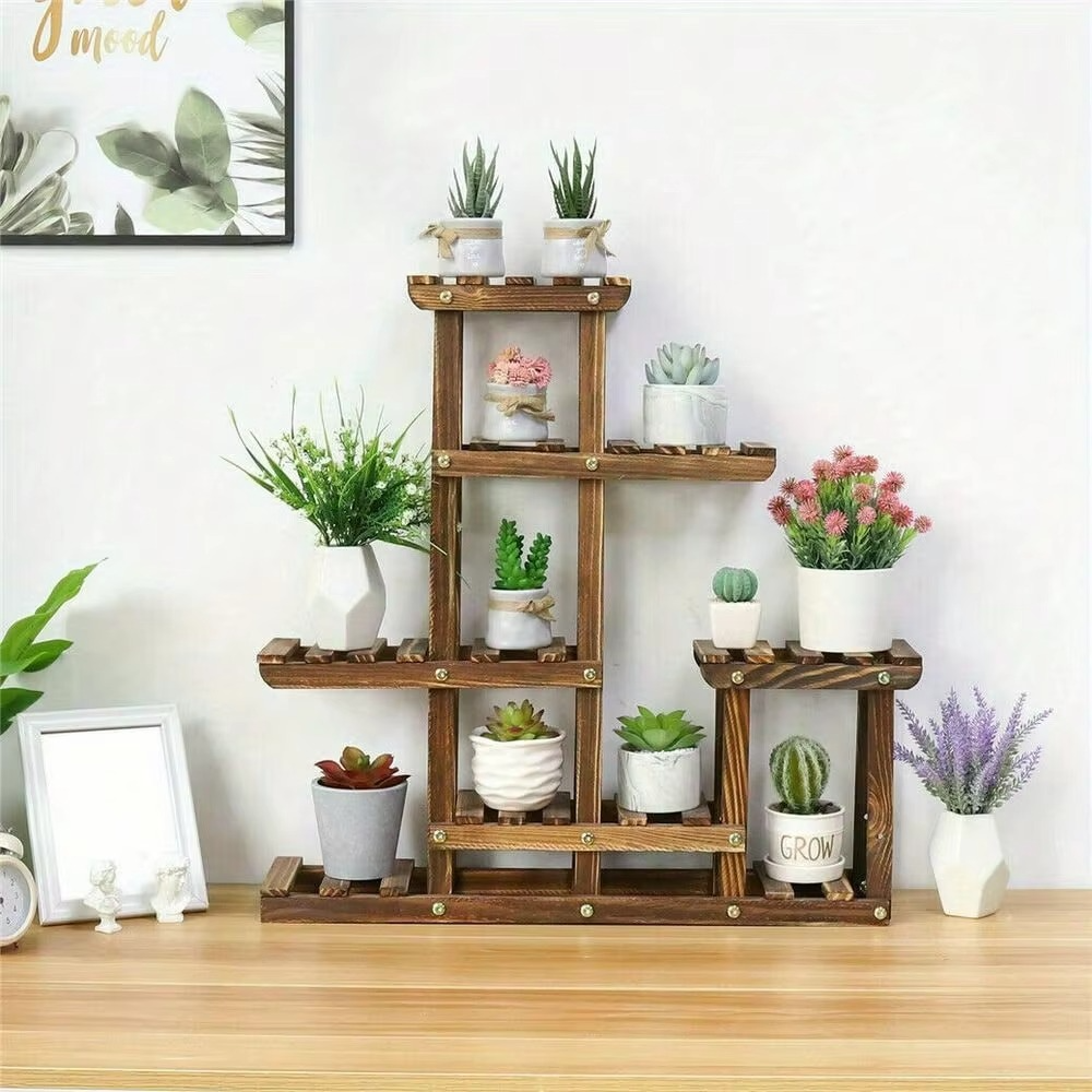 BowLift | Adjustable 9-Tier Corner Plant Display Stand